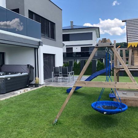 Moderne Ferienwohnung Mit Terrasse Und Garten Verwaltungsgemeinschaft Haldenwang Exterior photo